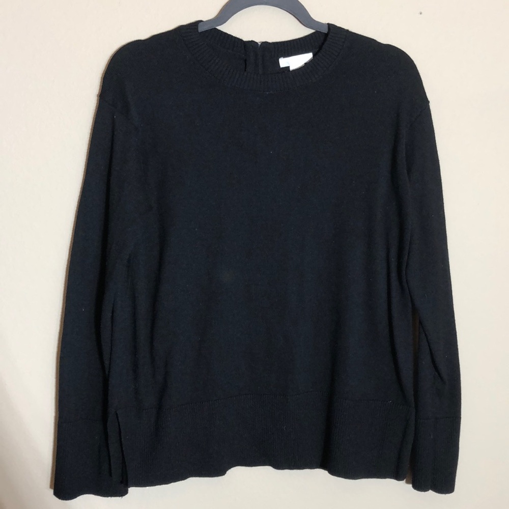H&M Conscious Black Zip Sweater